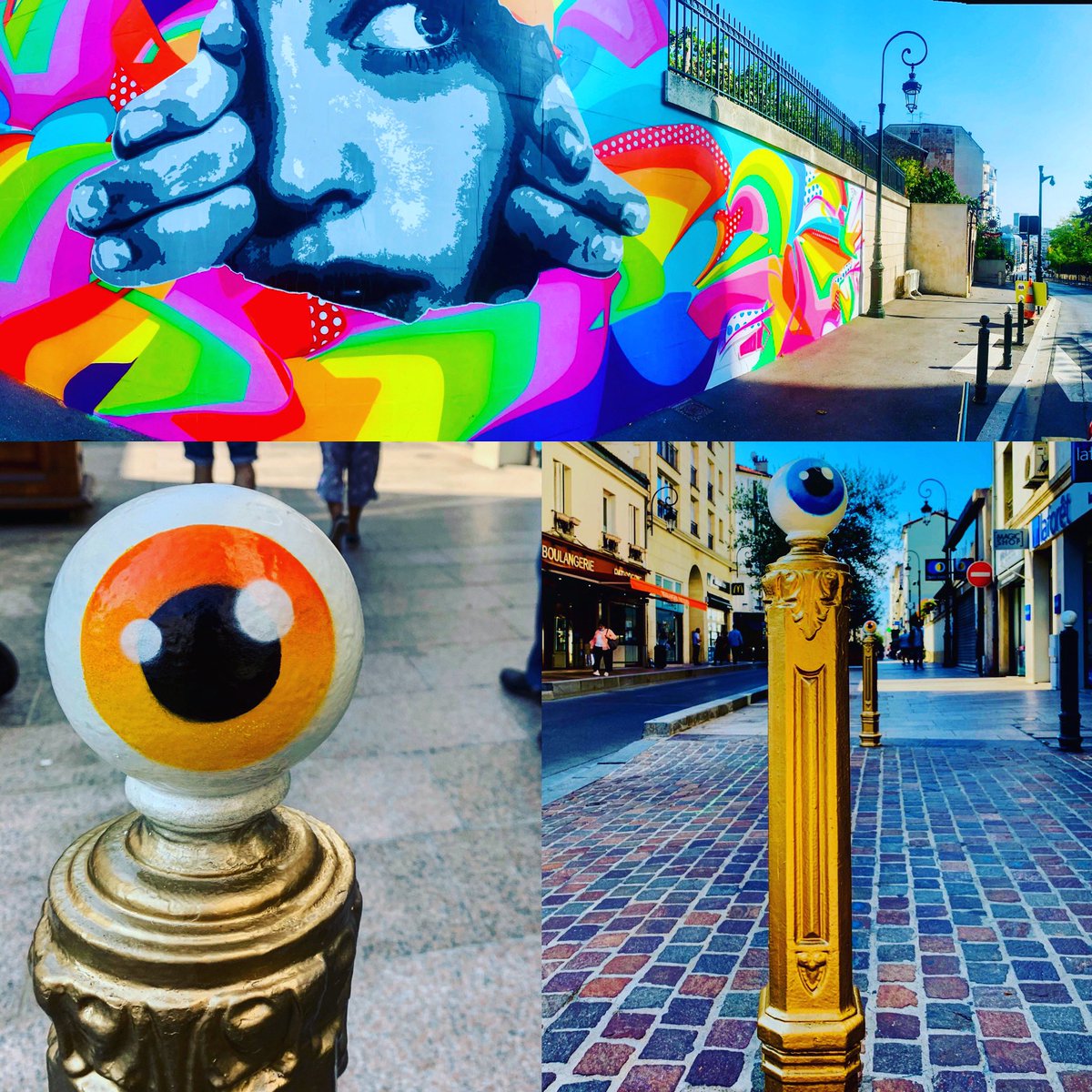 Gardez l’œil ouvert ! 👁 
Magnifique 🔟ème édition du Graffic Art Festival à Puteaux ! <a href="/villedeputeaux/">Ville de Puteaux</a> <a href="/LeCyKlop/">Le CyKlop</a> #grafficartfestival