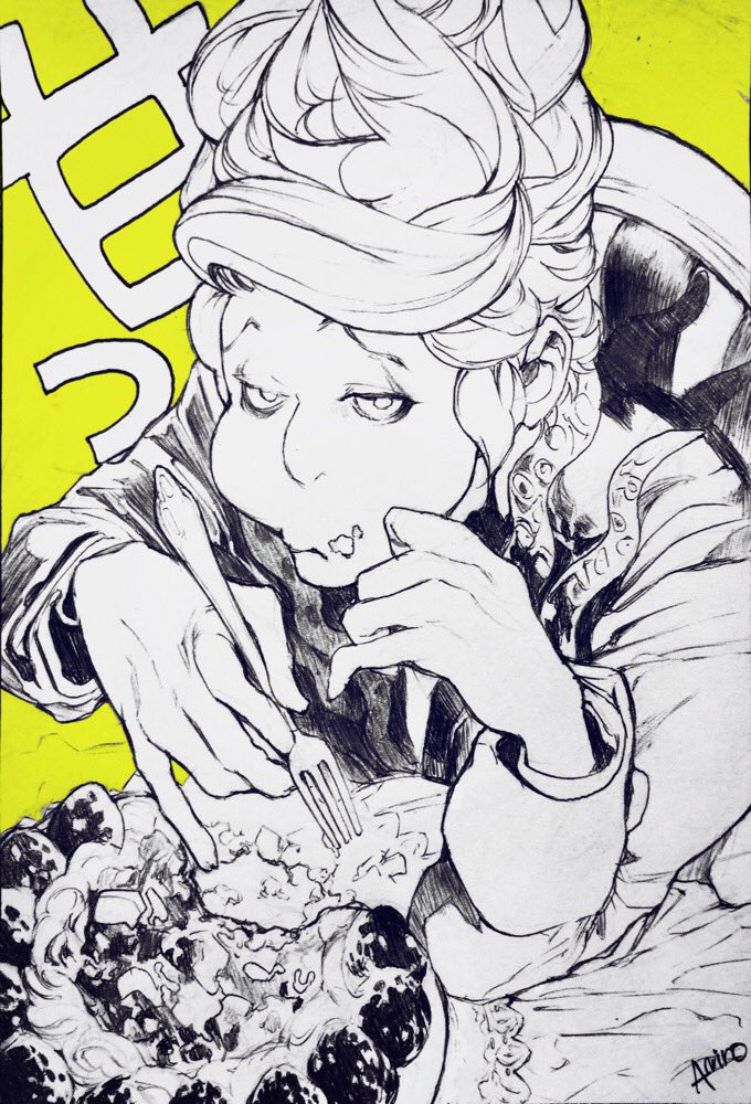 導入したボールペンの描き心地が良くてすっごく楽しかった思い出!!のたこさんとわんわん🐙🐶 