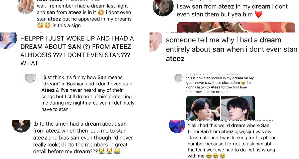 San is “The Guy Who Appears in Nonfans’ Dreams” now He says “STAN ATEEZ!!” @ATEEZofficial  #산  #choisan  #san  #최산