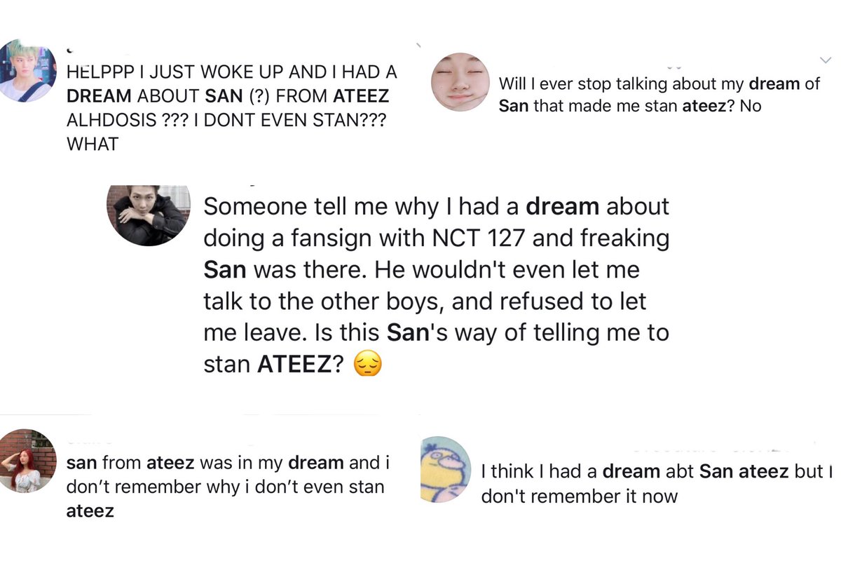 San is “The Guy Who Appears in Nonfans’ Dreams” now He says “STAN ATEEZ!!” @ATEEZofficial  #산  #choisan  #san  #최산