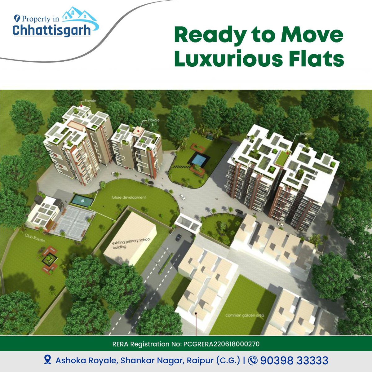 propertyincg's tweet photo. Ready to Move Flats!
रायपुर के सबसे प्राइम लोकेशन शंकर नगर में बुक करे अपने सपनों का घर।

🏠 2BHK - 3 BHK फ्लैट्स

✔️ किराये से अच्छी आमदनी कमाने का मौका

📞  - 90398 33333

https://t.co/FlhU3dueOZ

#plotsinraipur #realestateraipur #realestate #realtor #realestateagent #property https://t.co/9z1KJvvCat