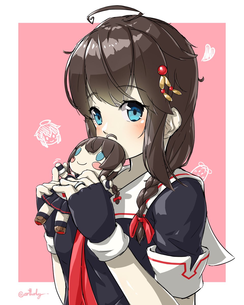 しぐるみ 時雨 艦これ 落書き アーサー 時雨提督のイラスト
