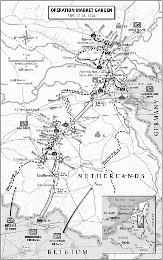 26 of 31:Armored units were restricted to relatively narrow roads for travel, which made them somewhat easy targets for German troops massing in the area.