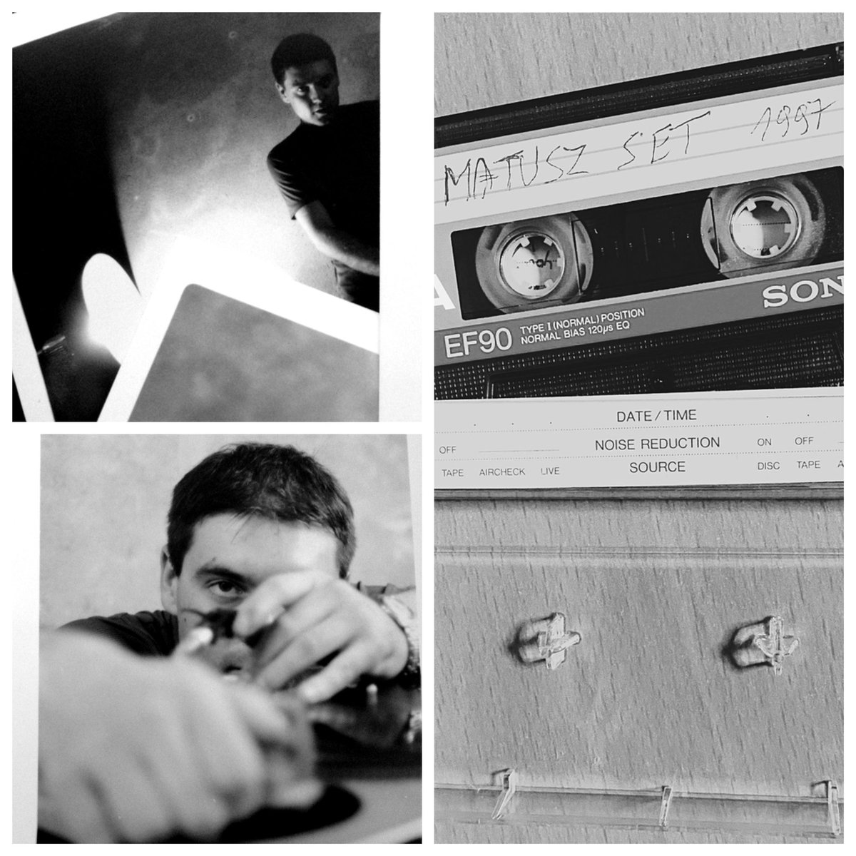 Found tape dj set 1997
..:: DJ MATUSZ TAPE SET 1997 (Vinyl 100% Mix) ::..
A
soundcloud.com/djmatush/tape-…
B
soundcloud.com/djmatush/tape-…
Recorded :
2x Technics 1200, igły Shure M44-7 (?), 
Mixer Pioneer DJM 500 , Tape Recorder Akai (?)