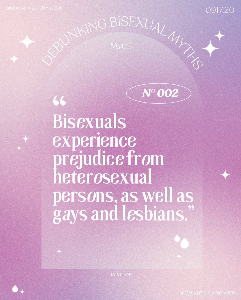 Bi the way, here's the tea! It's day 2 of  #BiWeek and we're back with another fact for you. #NoToBiErasure