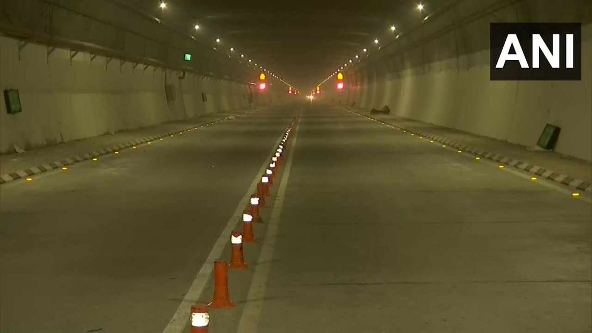 #CheckOut the #AtalTunnel: Classic Example of #ExtremeEngineering...

This world's longest highway tunnel above 10,000 feet, has been completed in 10 years & connects Manali with Leh.
It has CCTV cams at every 60 meters & emergency exit tunnels at every 500 meters.