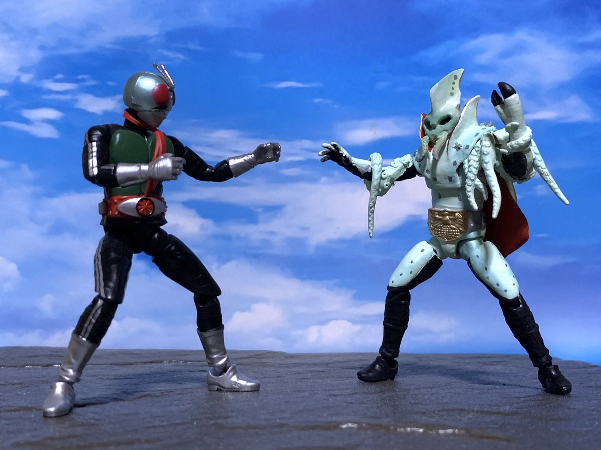 掌動 改造、 イカデビル 完成。 リサイクルショップで出会ったHGが