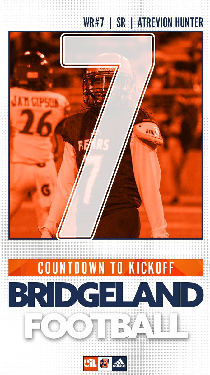 ⏳ Countdown to Kickoff: 7️⃣ 𝙙𝙖𝙮𝙨

𝗧𝗵𝘂𝗿𝘀𝗱𝗮𝘆 𝗦𝗲𝗽𝘁𝗲𝗺𝗯𝗲𝗿 𝟮𝟰, 𝟮𝟬𝟮𝟬
Bridgeland vs Klein Cain

#WinTheDay