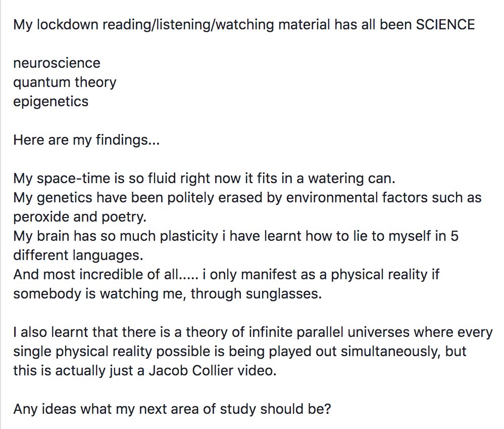 Post lockdown update 1