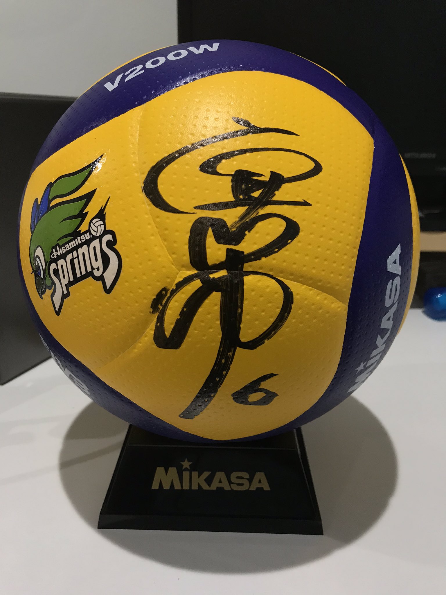 数量は多い 久光スプリングス サインボール バレーボール Stonybankchurch Com