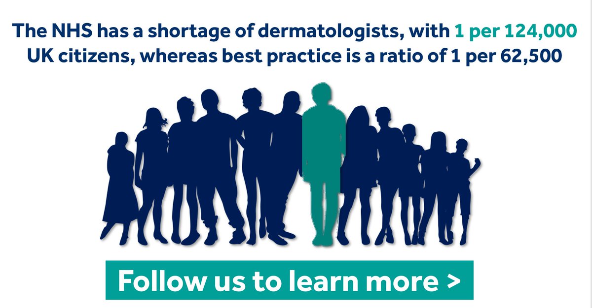 There is a shortage of #dermatologists in the UK, with only 1 per 124 000 people, whereas best practice is a ratio of 1 per 62 500. Follow us to learn more about how #telehealth is the solution to help ease the pressure put on #dermatology services and improve #melanomascreening