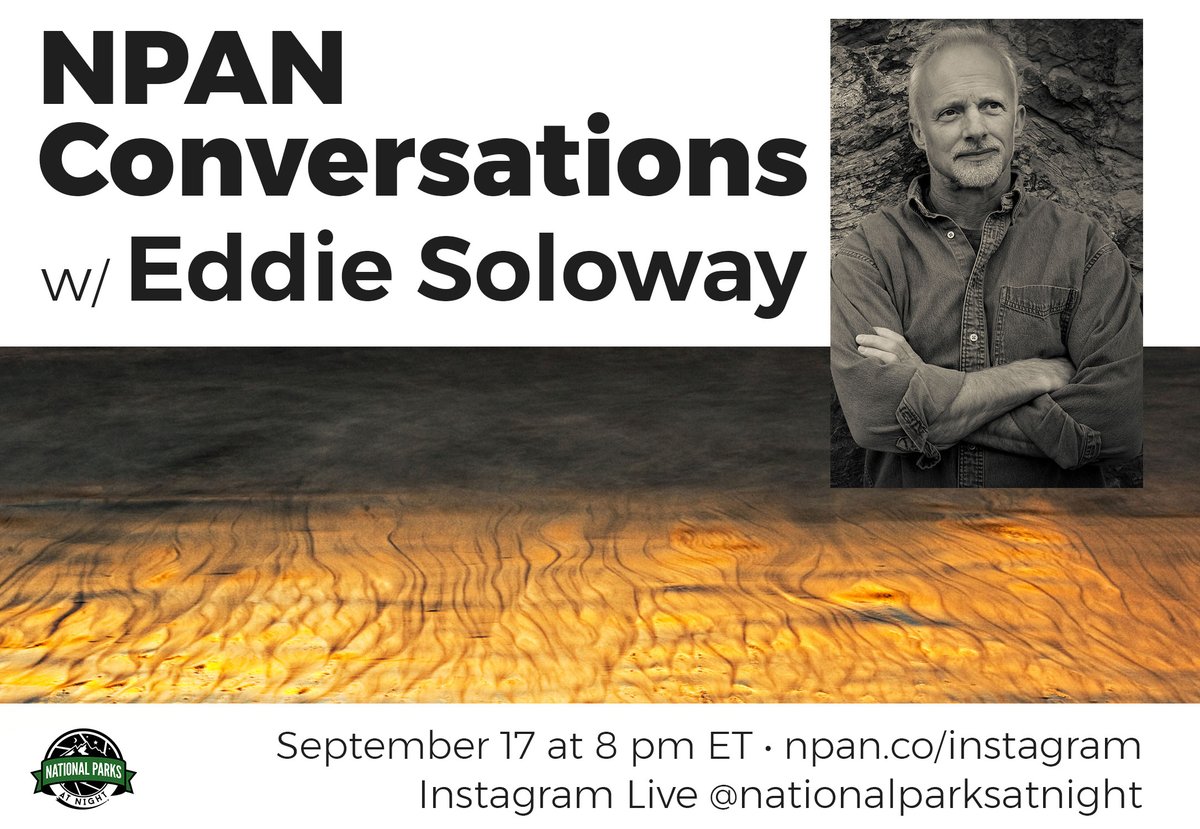 Tonight on NPAN Conversations, Gabe chats with Eddie Soloway, renowned photographer, teacher and storyteller, and creator of the TapRoot Creative Journey Speaker Series. Join at 8pm ET at npan.co/instagram!