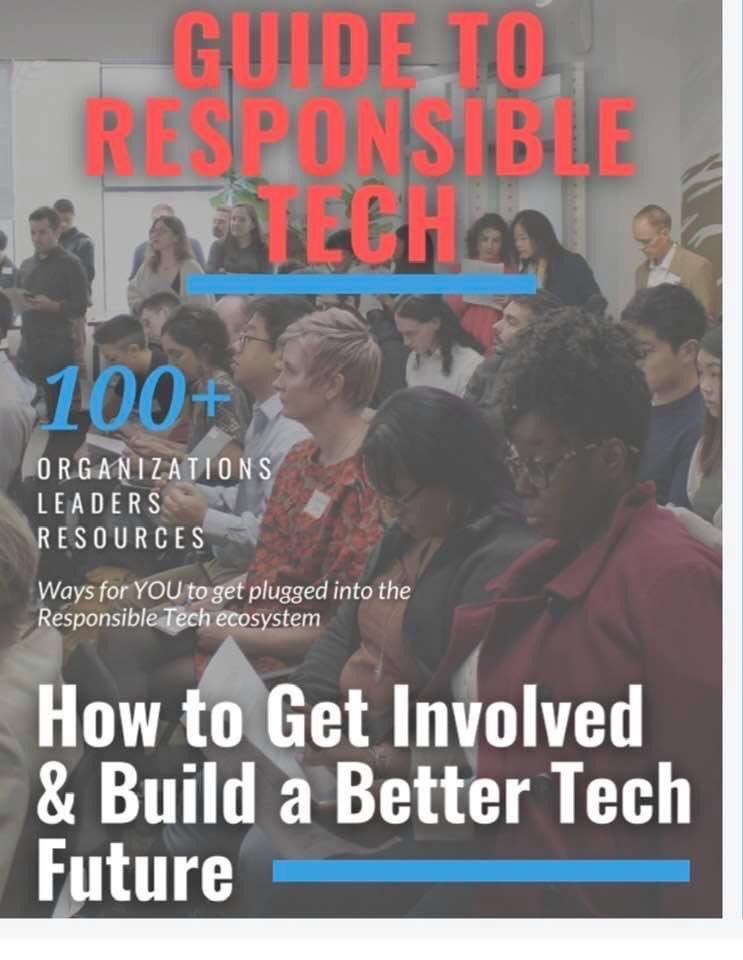 A gift from ⁦@TechEthicist⁩ & his brilliant team at ⁦@AllTechIsHuman⁩ in partnership with NYU's Alliance for Public Interest Technology. It’s an honor to be in it with some of the most dynamic and diverse voices in #responsibletech.