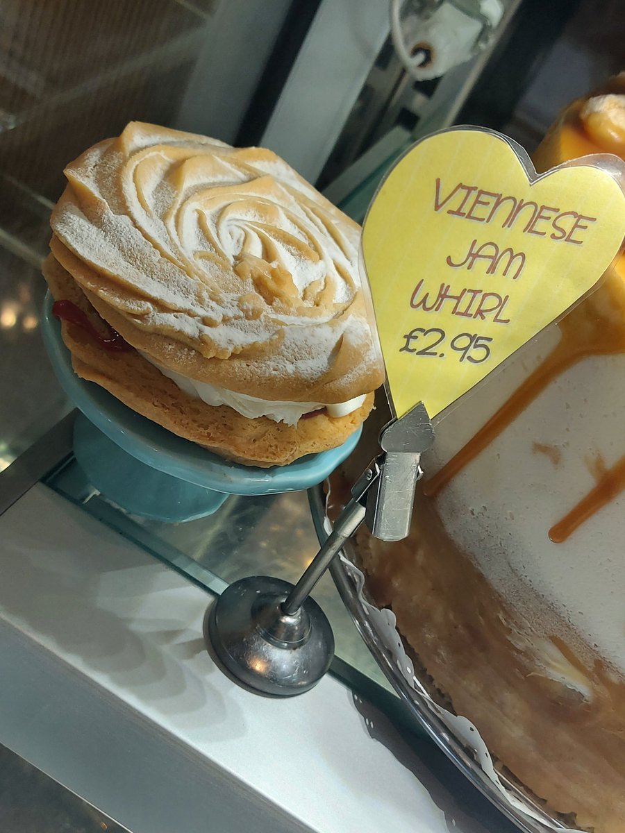 Giant Eclairs 🍫Coffee Reniors☕
Manchester Tart 😍 Viennese Jam Swirl Only <a href="/AtTheTavernn/">Marsh Mill Tavern</a> 
#EatIn or #CakeAway
<a href="/JosephHolt1849/">Joseph Holt Brewery</a> 
<a href="/BAKO_NW/">BAKO North Western</a> 
<a href="/DawnFoodsUK/">Dawn Foods UK</a> 
@LaShackGifts 
@CSMBakerySols
<a href="/NoonesFresh/">R. Noone & Son 🧡</a>
<a href="/Brakes_Food/">Brakes UK</a>
🍰🍰🍰🍰🍰🍰🍰🍰🍰🍰🍰🍰