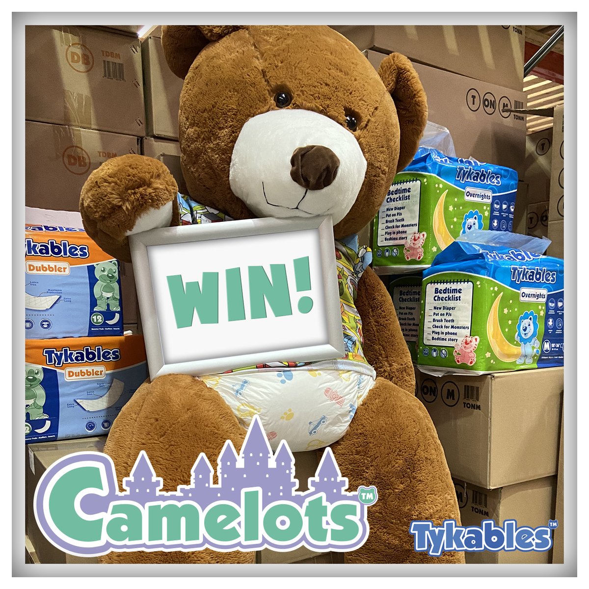 It’s competition time! Win a pack of @Tykables most absorbent diapers Camelots, including size XL! Follow us, like and RT to enter! Closes Sun 20th at midnight. #NRUTed will pick 7 winners on Mon! Prizes ship as soon as they arrive. UK/EU shipping, T&amp;Cs apply. #NRUCamelotsWin
