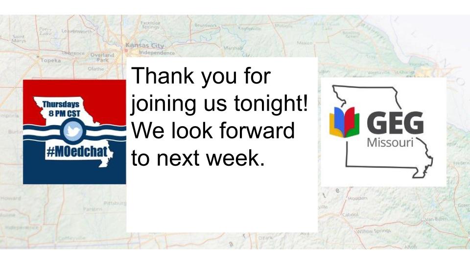moedchat1's tweet photo. #MoEdChat #GEGMissouri #GEGMoEdChat @GegMissouri https://t.co/VbytBefKax
