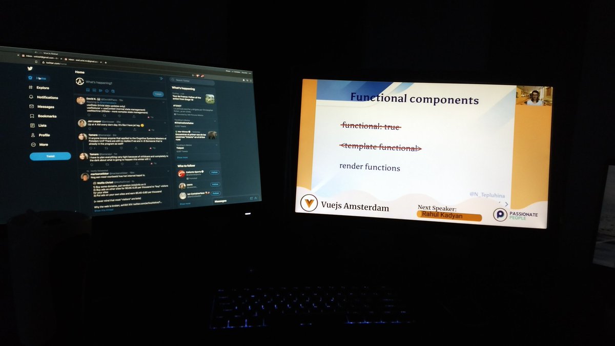 _ackzell's tweet image. #VueJSGlobal looking good!