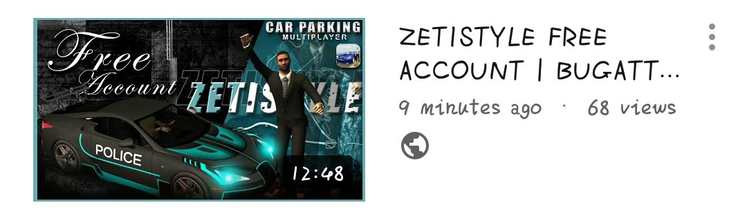 Car Parking Multiplayer ๐ | zeti
โข free account (4) โข
#CarParkingMultiplayer #CPM #Gaming #Gameplay #Game #Openhood #Livery #Widebody #LibertyWalk #Tutorial #RustyDecals #YouTuber #YoutubeGaming #zeti #FreeAccount https://t.co/fmIkbT68GN