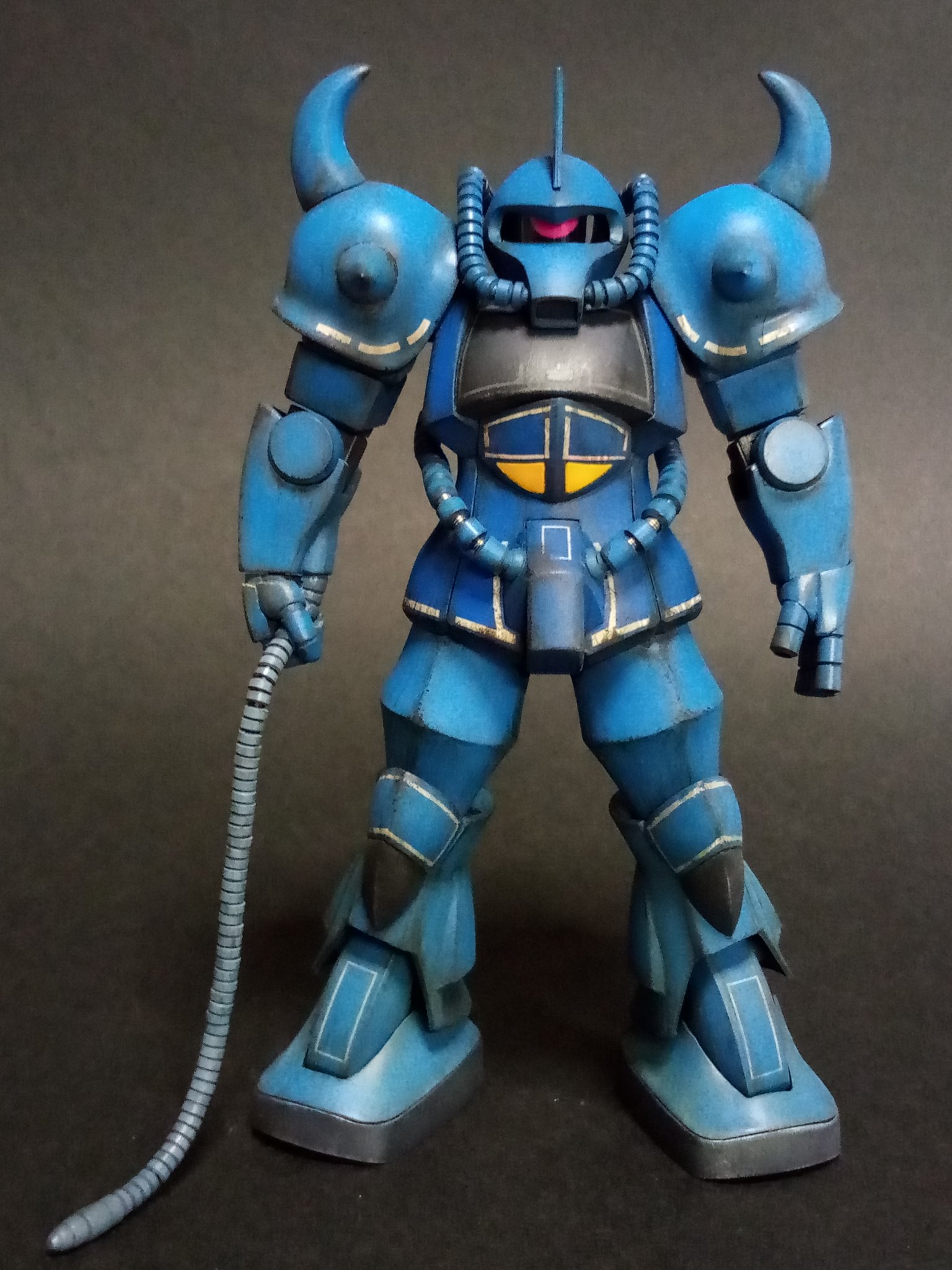 まこだすと 旧キット グフ ガンプラ改造 旧キット 1 144グフ改造 完成です ウェザリング 雑な感じもしますが迫力出たので良しとします T Co Mhc8srkja7 Twitter