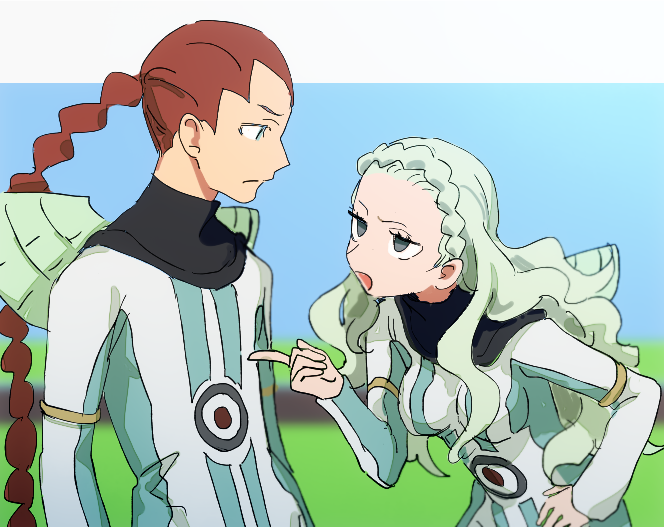 Gt Gt セインをたしなめるギュエール ℕ ℕⅈℽᗅ のイラスト