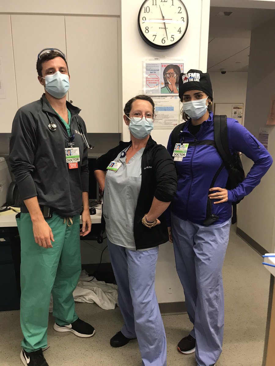 A memorable shift with residents Dr. <a href="/zirulnik/">Alexander Zirulnik</a> and Dr. <a href="/anitachary/">Anita Chary, MD PhD</a> signing out to alum Dr. @Lindymedic in the <a href="/BrighamWomens/">Brigham and Women's Hospital</a> ED - highlights include massive PE despite anticoagulation and foreign body removal! #haemrpride