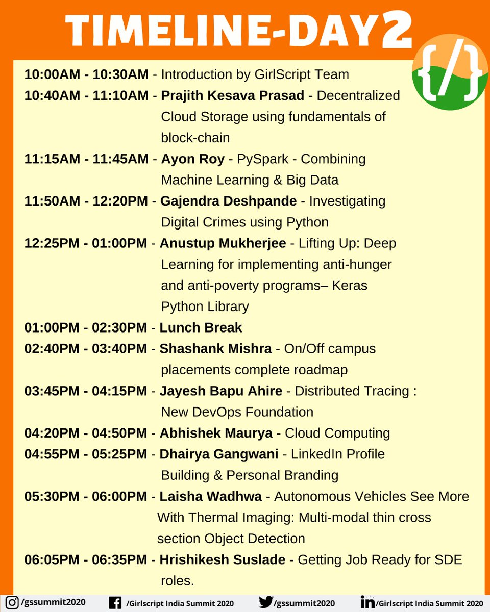 girlscript_fbd's tweet photo. @gssummit2020 complete schedule is here 😍
🗓️Save the dates: 18-20 September
Schedule your time &amp; Get ready for the joy🤩, learning and your overall Development🤗

To know more about summit: https://t.co/9AJ6JIIAW2

#girlscript #gsindiasummit #gssummit2020 #education #technology https://t.co/XPnvcmM6zg