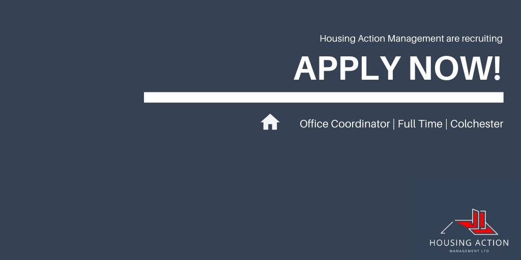 We are recruiting! 

Are you highly organised and looking for a Monday - Friday full time job!? Look no further - click here for more information bit.ly/2Rv6LuN

#Vacancies #recruitment #hiring #Colchester #applynow