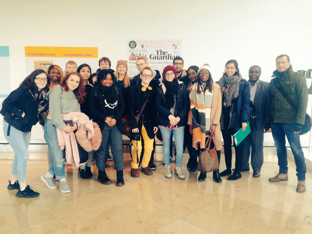 journalism_wlv's tweet photo. #ThrowbackThursday During #wlvcareerweek 2018 @journalism_wlv students paid a visit to @GuardianEduCent to meet @elenistefanou who shared her time & expertise on delivering news via social platforms. @wlv_uni @WLV_Arts @guardian #WMGeneration https://t.co/iEry899YqA