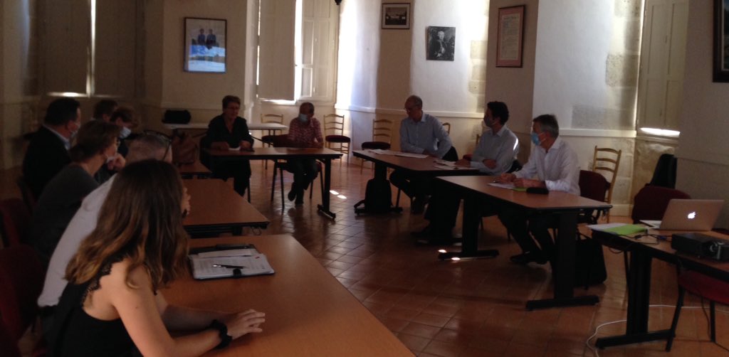 Conférence de presse cet après midi à Duras à l'occasion de l'ouverture commerciale des 1300 premières lignes de l'AMEL 47 avec <a href="/orange/">Orange</a>