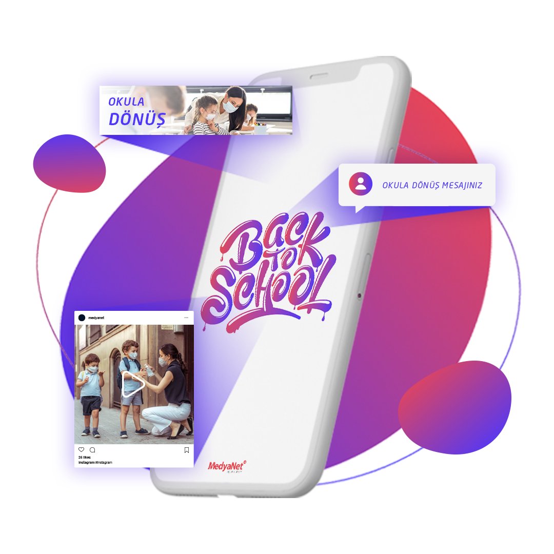 MedyaNet'ten Back to School Projeleri!
MedyaNet olarak, okula dönüş projelerimizi hayata geçirmeye hazırız.
Siz de MedyaNet’e gelin, fikirleri birlikte hayata geçirelim.