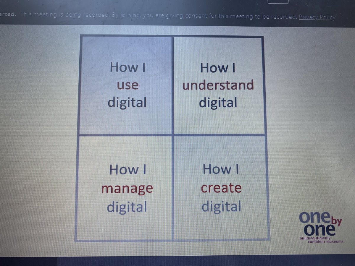 . @rossparry change is bespoke to your org & you need to frame your own digital pathway. What is digital? Shared terminology. 