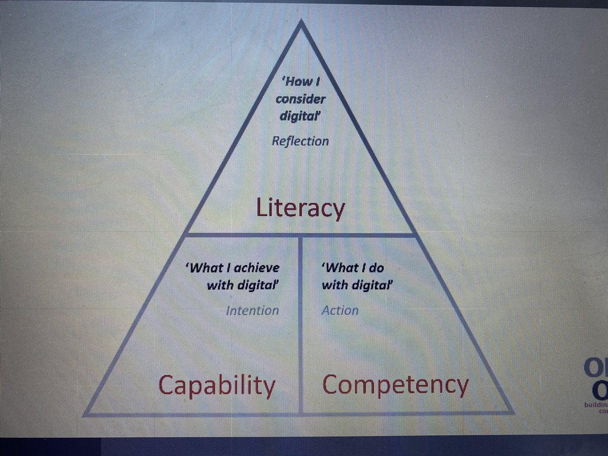 Being precise about literacy, capability & competency...