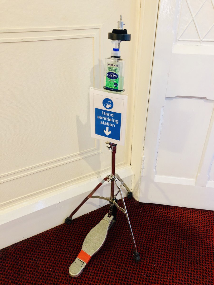 FireCloud1's tweet photo. Without our usual live events, our production team are currently deployed across a range of other problem solving tasks 😂 @iwgreen #covid19 #onceadrummer #internethacks https://t.co/afn8fDDpdi
