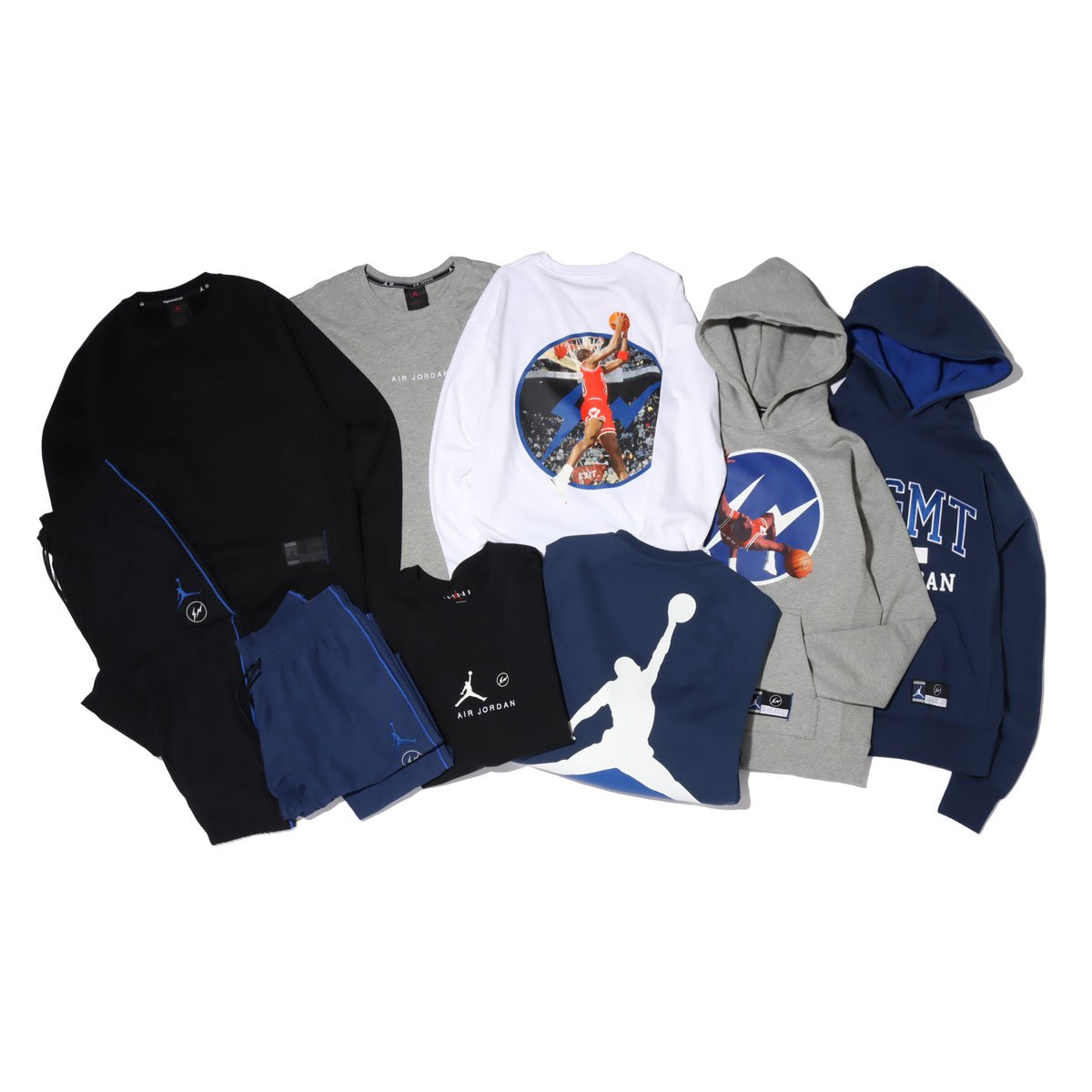 Fragment x Jordan Apparel Collection