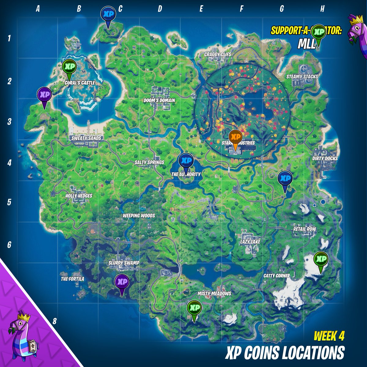 39 Best Pictures Fortnite Xp Coins Week 4 / Fortnite Chapter 2 Season 3