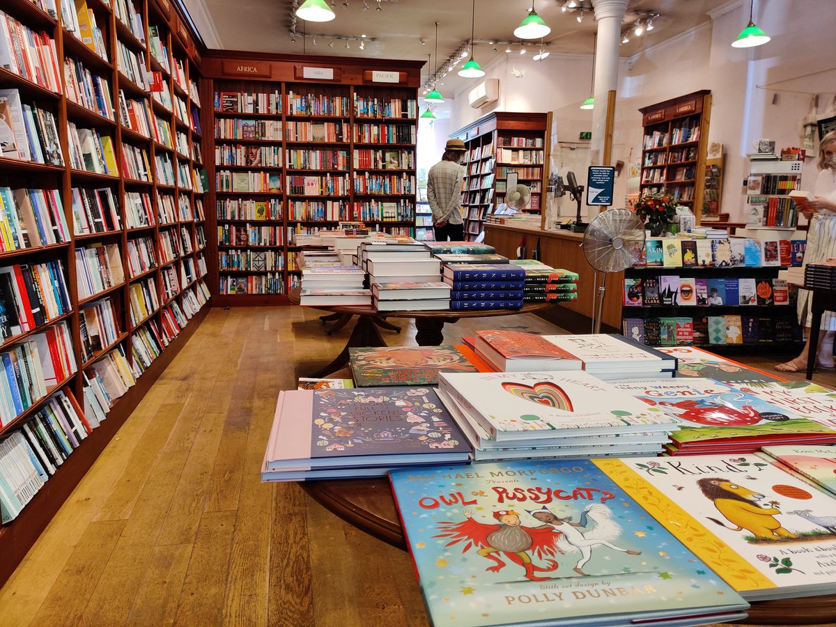 Daunts on South End Green. Plus: my first sighting of the book in the retail wild, just chilling on a table in a bookshop, like it was the most natural thing on earth.