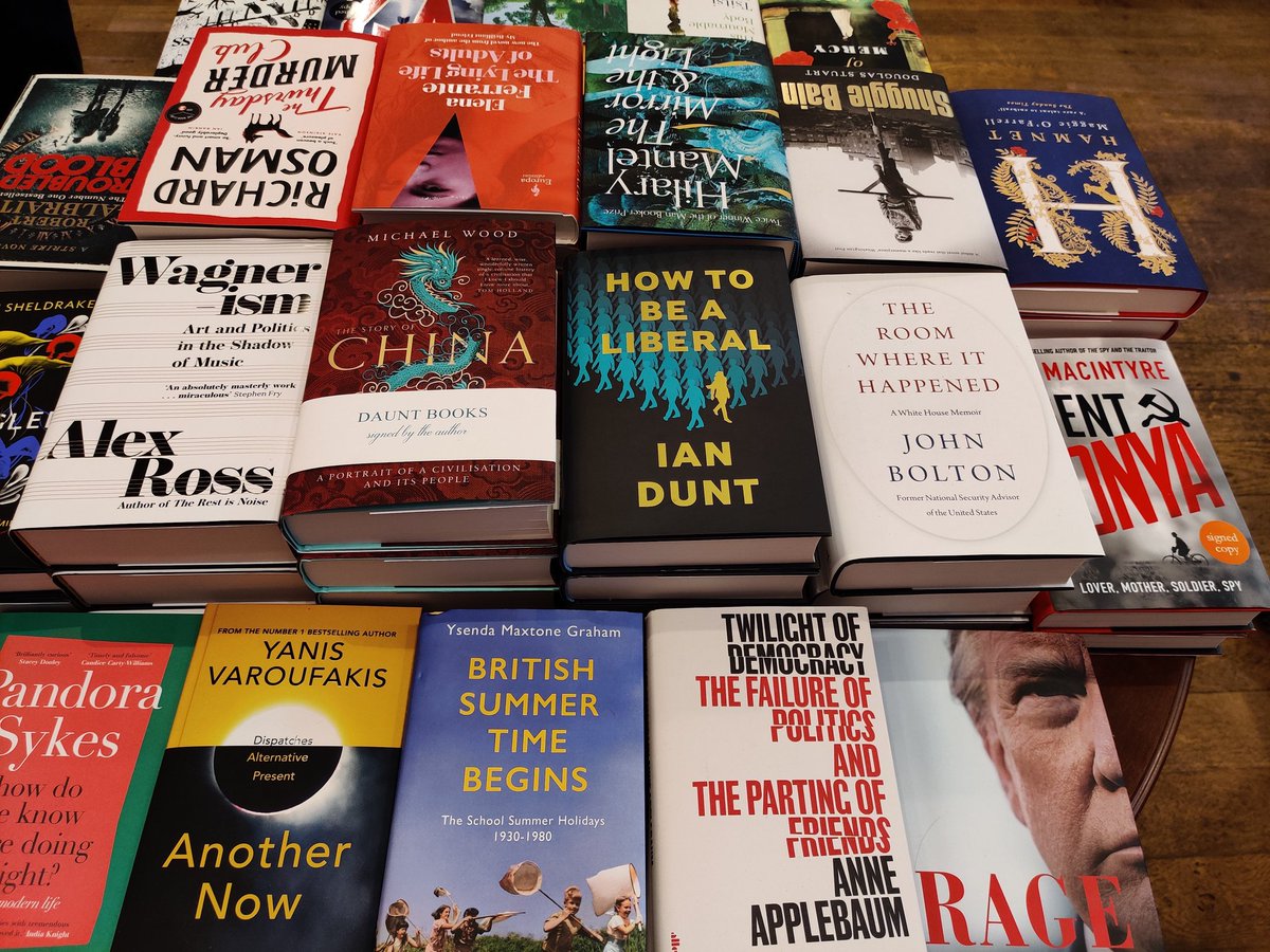 Daunts on South End Green. Plus: my first sighting of the book in the retail wild, just chilling on a table in a bookshop, like it was the most natural thing on earth.