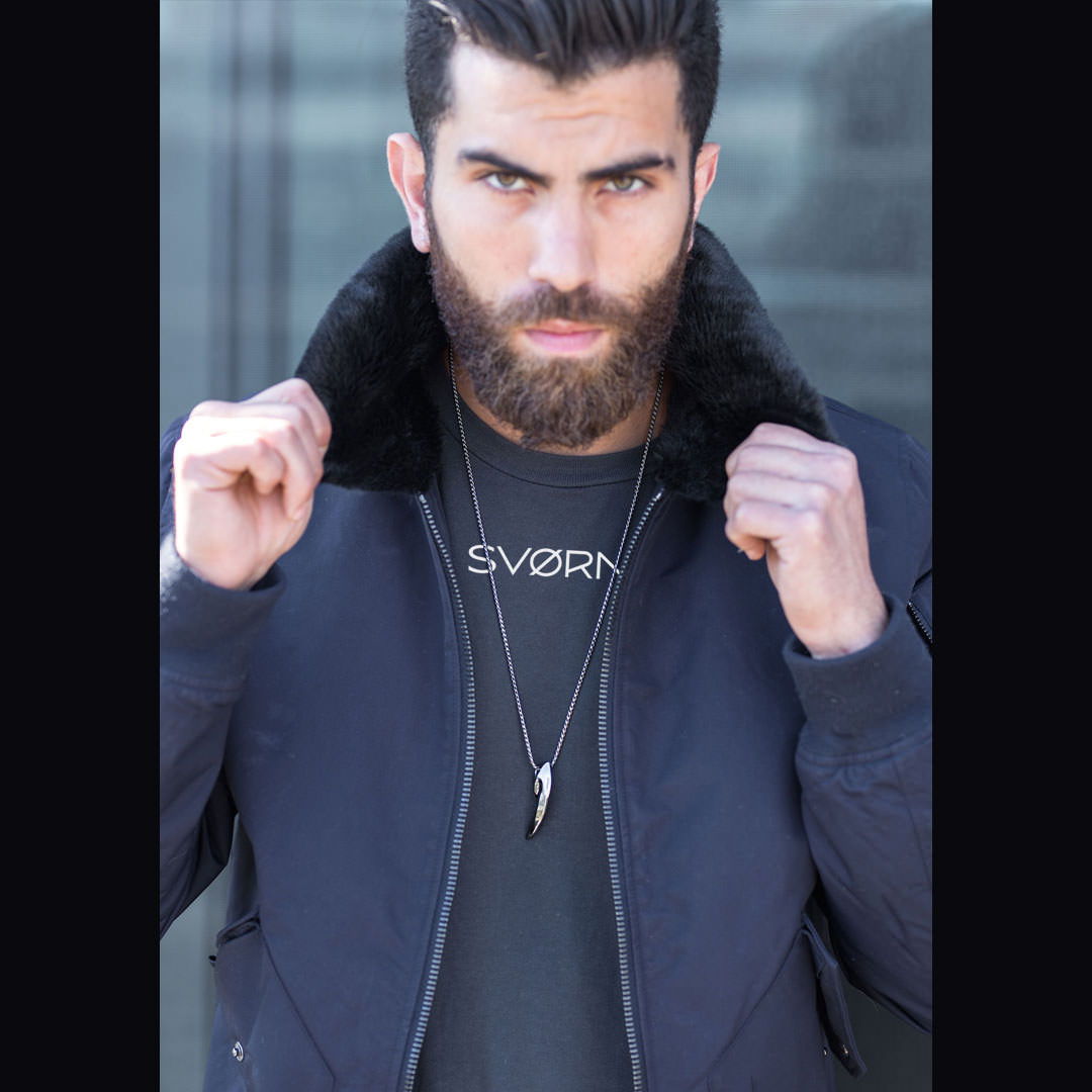 SvornDesign's tweet photo. Heading into the winter like... #svorn #stockholm 
FENRIR pendant in Chrome Noir finish https://t.co/7qstsVRBuN

#accessories #streetstyle #menstyle #mensstyle #streetfashion #streetwear #jewelry #jewellery #mensjewelry #wolf #gift #giftideas #giftsforhim #style #design https://t.co/FV1fLxW4Io
