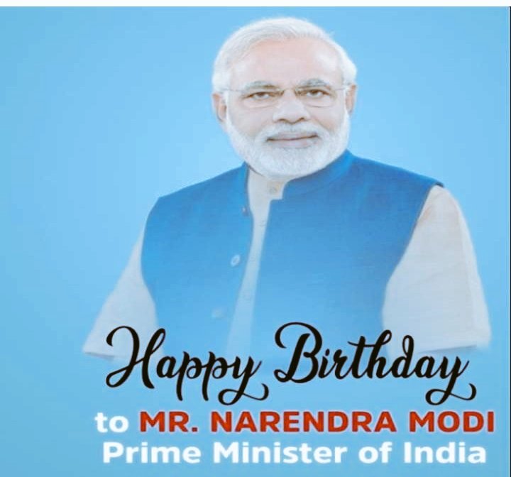 Happy Birthday  our priminister Narendra Modi   