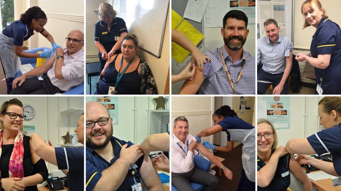 NCAlliance_NHS's tweet photo. We have added two additional flu link nurse training sessions for staff on 22nd and 25th September. Full details on how to book and times are available on the flu intranet page. #flu #flutraining
(photo from last year's flu campaign) https://t.co/q8uZqD0aPB