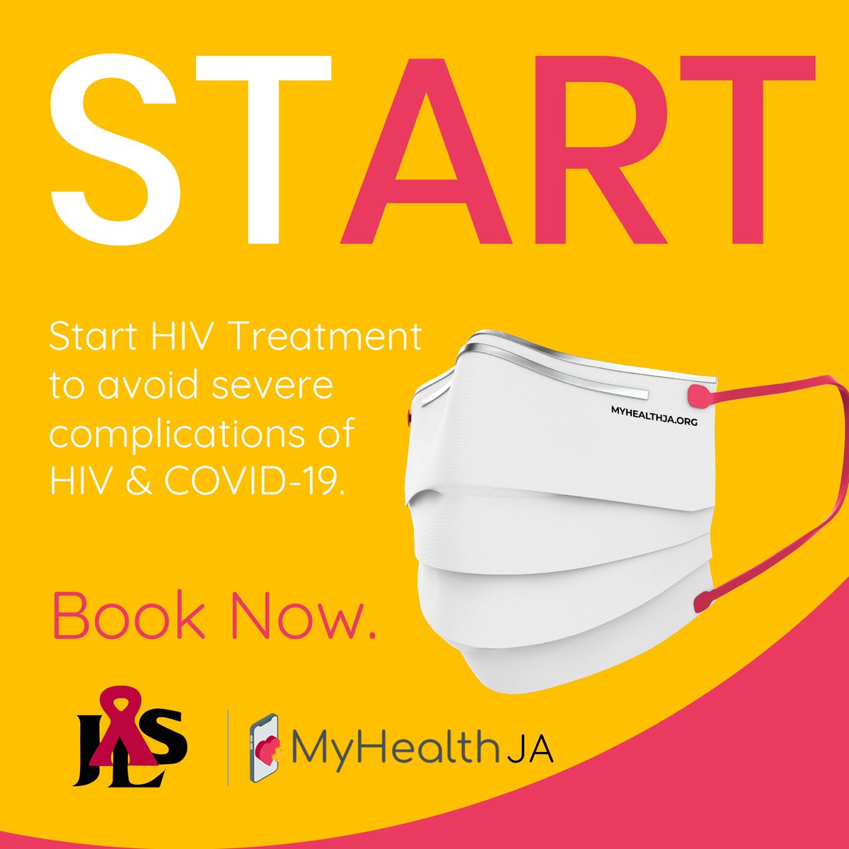 JASLtweets's tweet photo. COVID still a keep! Persons who are HIV positive and not on treatment are more likely to have severe symptoms from COVID-19. Book you free doctor’s appointment today at https://t.co/fLFnpIPwG6
#NowIsTheTime! #cometocare https://t.co/RjqGpFnEmz