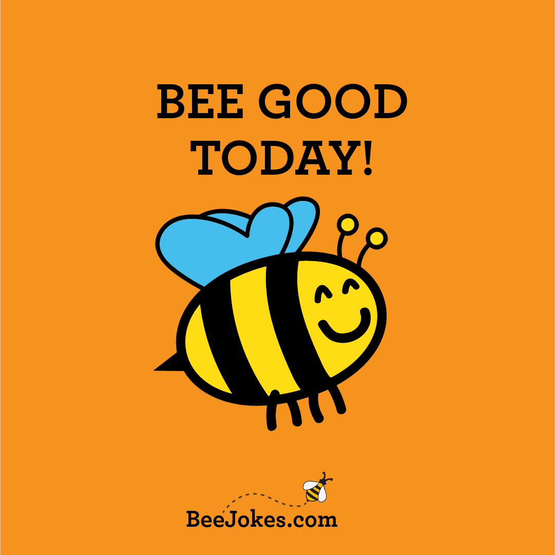 jokes_bee's tweet photo. Happy Friday 🐝Bee people! BEE GOOD TODAY! #TGIF #BeePuns #BeeJokes #Happy #Beekeeping #Beekeeper #honey #BEEgood 🐝 https://t.co/U5ifrnbfxo