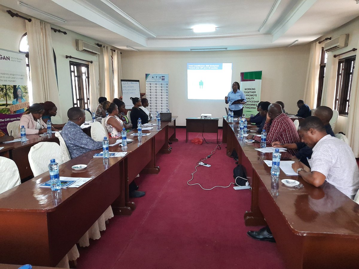 "The objectives of this workshop is to increase awareness to Employers about Work readiness programmes especially Apprenticeships" Adv. Suzanne Ndomba- Doran  head of  Legal services at <a href="/ATE_Tanzania/">Association of Tanzania Employers(ATE)</a> 
<a href="/ILO_EASTAFRICA/">ILO East Africa</a> <a href="/TandasiDan/">Tz Economist</a>