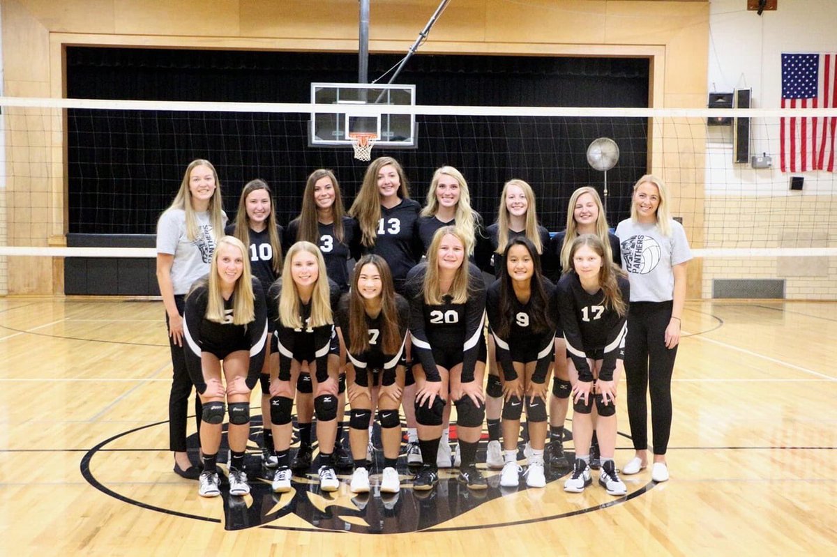 🏐 🐾 Panther fans! Come support the lady panthers in The Panther Pit TONIGHT for a volleyball triangular.  There will be three games - St. Mary's will play in games 1 and 3 starting at 5:00p.m. (masks required) 😷 

GOOD LUCK, LADIES! 🤍