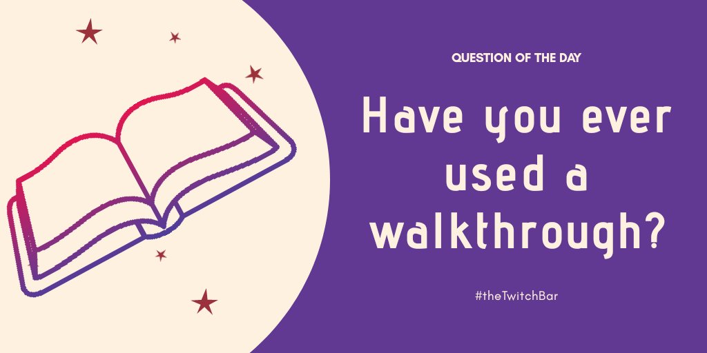 #QuestionOfTheDay #TheTwitchBar