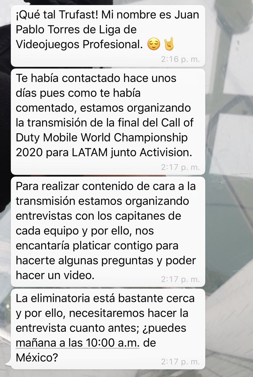 Me recuerda a la entrevista de los clasificatorios de CRL en bogota😳