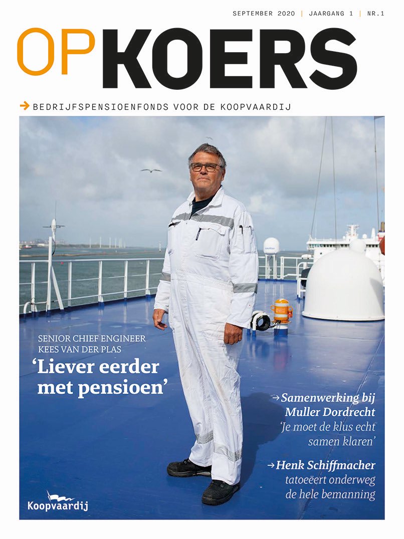 vanluyken's tweet photo. Deze week ontvingen de deelnemers aan #Bedrijfspensioenfonds Koopvaardij hun jaarlijkse #magazine met de nieuwe naam Op Koers. Meer informatie over vakbladen via Erik.Visser@vanluyken.nl https://t.co/1Ad5dTe9Ty