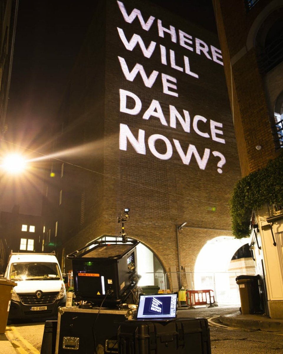 AndreaHoran's tweet image. For @CultureNight, @No_More_Hotels, @algorithm_ie &amp;amp; @ThinkhouseIE illuminated 
the spaces that housed some of the most iconic clubbing venues &amp;amp; have since been replaced with hotels with scenes of what has gone before &amp;amp; with pleas to consider that #ClubbingIsCulture #CultureNight