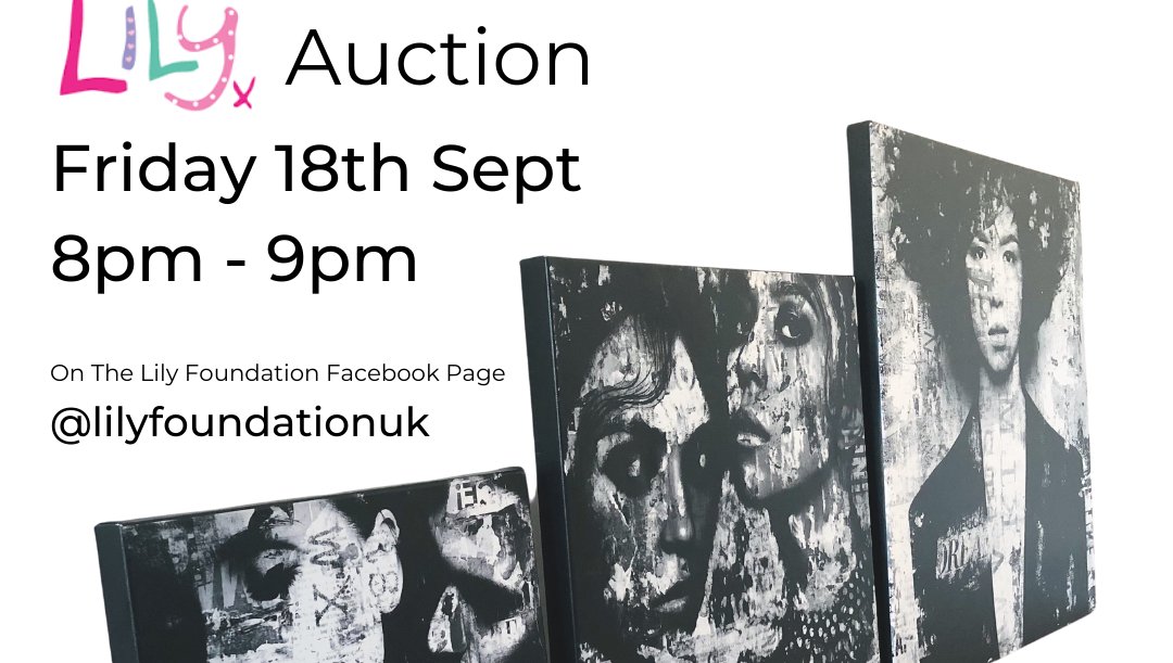 I am donating three canvas prints from my new MONO canvas print collection, due for release in October 2020. 
@thelilyfoundation will be auctioning these beauties off on Friday, 18th September from 8pm to 9pm (GMT) on their Facebook page. 
l8r.it/KL2D