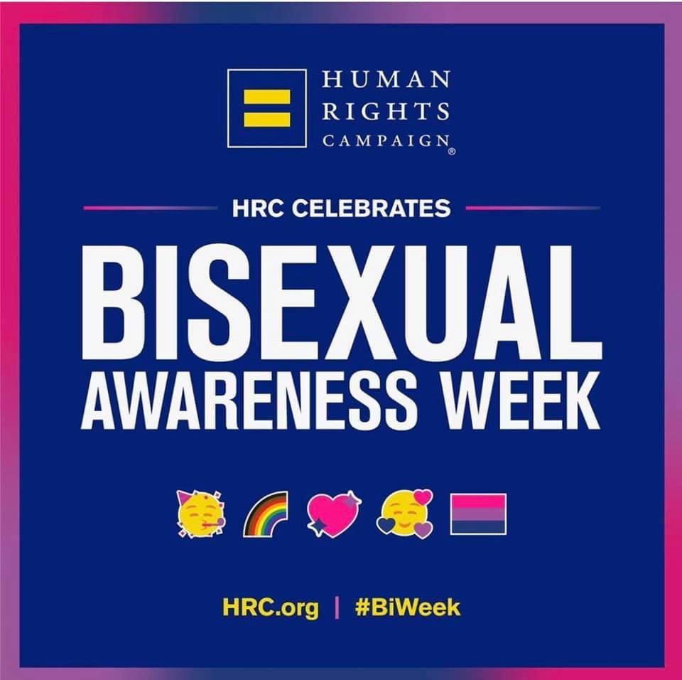 Happy #biweek to all the lovely humans who sometimes feel invisible. You matter and you are loved! #bipride🌈